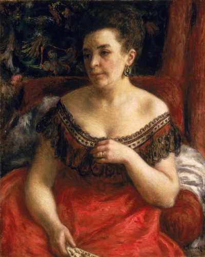 Portrait of Blanche Marie Renoir by Pierre Auguste Renoir